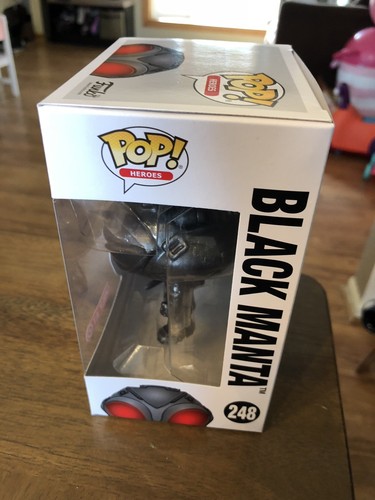 Funko POP Heroes DC Aquaman BLACK MANTA #248 TARGET EXCLUSIVE Collectible Mint# - Picture 4 of 5