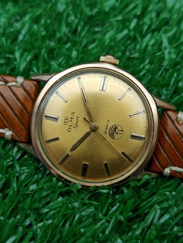 Rare Memorial OLMA SPORT Watch Saudi Arabian Palm Tree Logo Original 70s - Picture 3 of 22