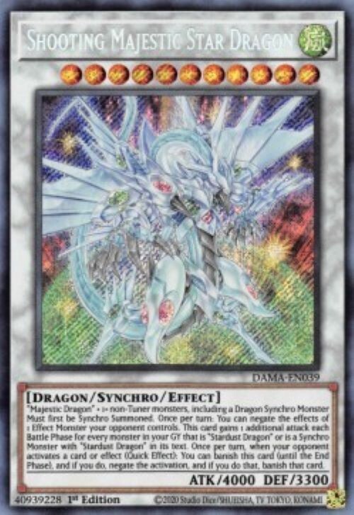 Yugioh-Shooting Majestic Star Dragon-Secret Rare-1st Edition