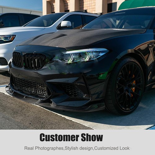 For BMW F87 M2 M2C Competition 2018-2020 Real Carbon Front Bumper Lip Spoiler - Picture 11 of 12