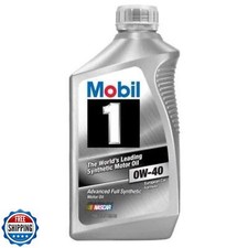 Mobil 1 0W-40, Engine Oil, 1 qt.