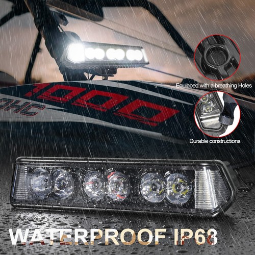 For Yamha Banshee 350 Raptor 700 YFZ450 LED Headlight Bar Lighting Kit Plug&Play - Bild 3 von 14