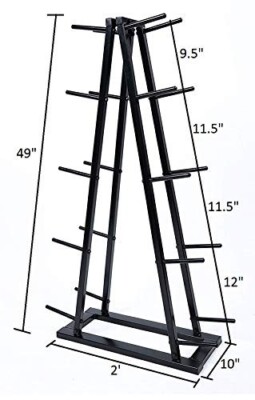Ader Sporting Goods Medicine Ball Rack for 10/11 Balls- Commercial Quality