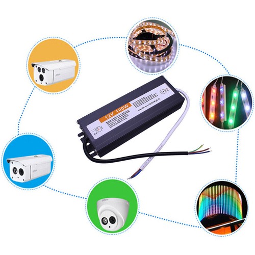 Waterproof LED Driver DC12V 24V Lighting Transformers for Outdoor Light 10W 100W - Picture 8 of 22