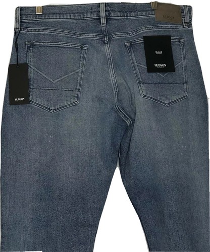 Hudson Los Angeles Herren 38 Blake Slim Straight Farbe Blau Distressed Demim - Bild 4 von 6