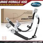 2x Rear Brake Hydraulic Hose for Ford Explorer 06-10 Explorer Sport Trac Mercury