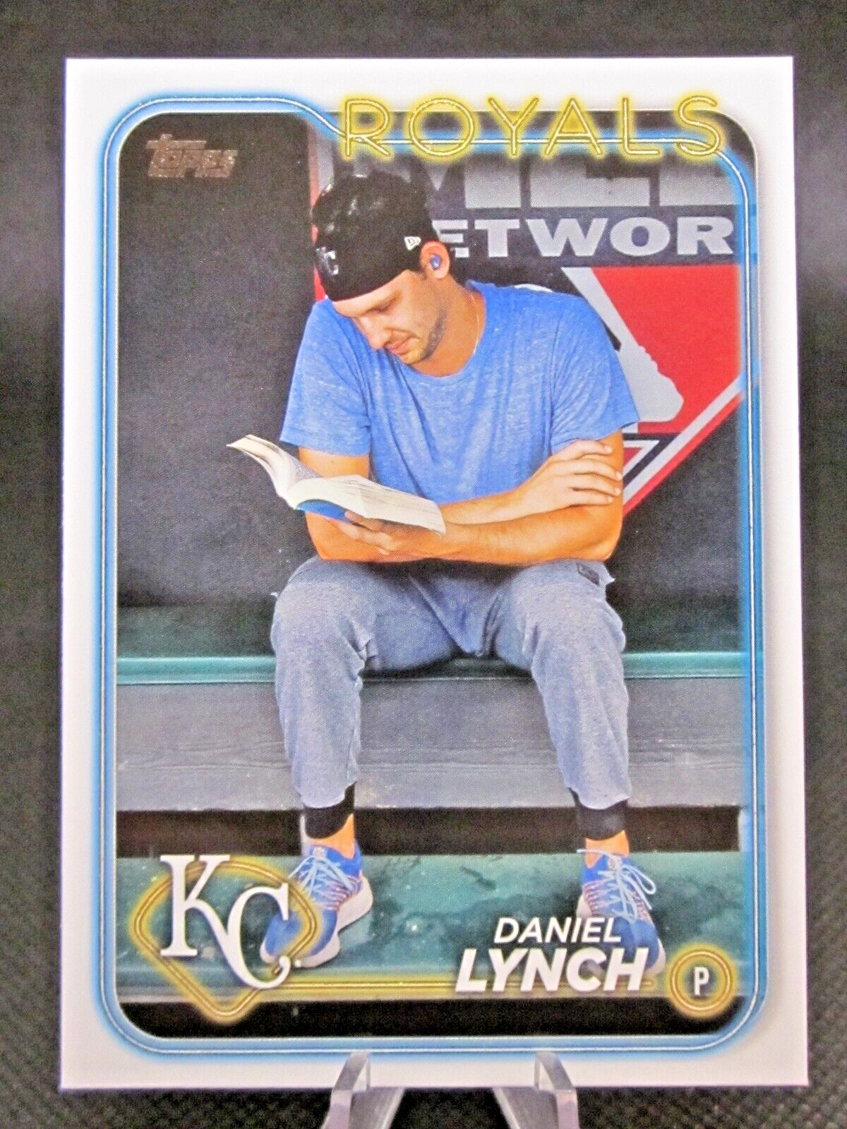 2024 TOPPS SERIES 2 #617 DANIEL LYNCH SSP GOLDEN MIRROR VARIATION KC ROYALS