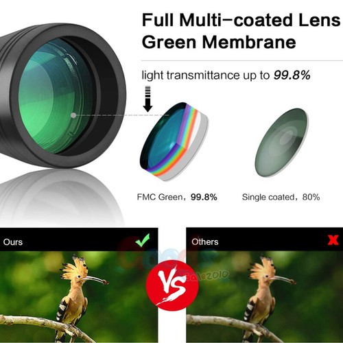 10000M 10-180x100 Zooming HD Military Binoculars with Day/Night Hunting Powerful - Picture 10 of 17