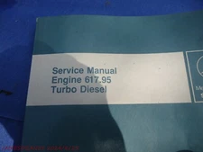 MERCEDES TURBO DIESEL ENGINE SHOP SERVICE REPAIR MANUAL BENZ BOOK