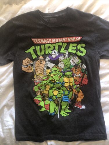 Mens Ninja Turtles Group Shirt - Straight from The Sewer - TMNT Throwback  Classic Tie Dye T-Shirt Black Green Tie Dye, Medium