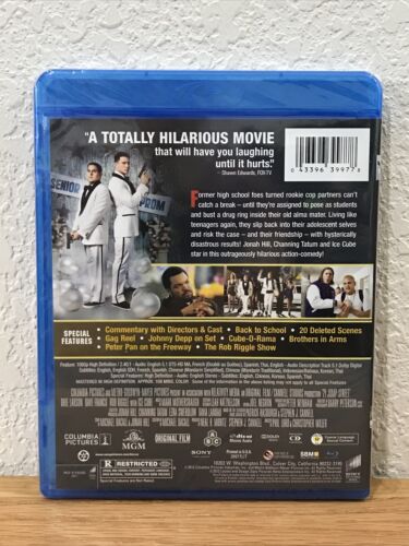 21 Jump Street (Blu-Ray + Digital, 2012) Jonah Hill Channing Tatum SEALED! - Picture 3 of 7