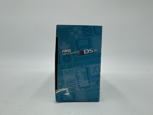 Nintendo 2DS XL - Black+Turquoise With Mario Kart 7 Pre-installed New.        L8 - Picture 5 of 15