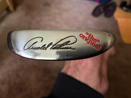 RARE Arnold Palmer—“the" original—Napa style blade putter, 35" long, RH