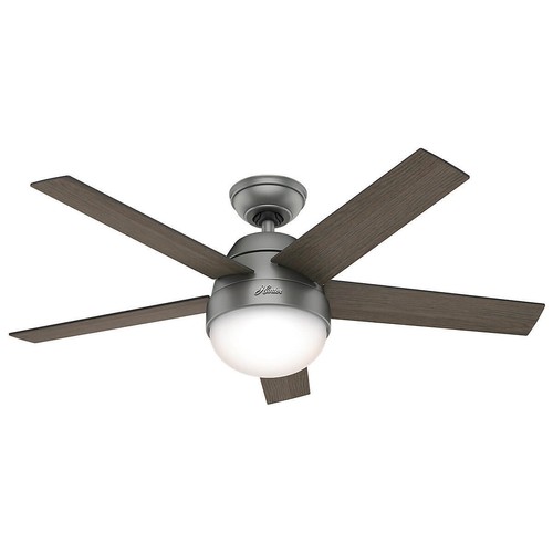 Ceiling Fan With Light Style Silver 117 CM with Remote Control - Picture 2 of 4