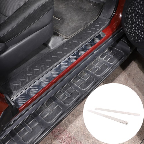 Chrome Steel Door Sill Cover Protector Guard Trim For Toyota FJ Cruiser 2007-21 - Picture 6 of 12