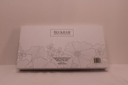 Beckham Hotel Collection Silk Sleep Mask 2 Pk, 100% Mulberry Silk, White Ivory - Picture 2 of 4