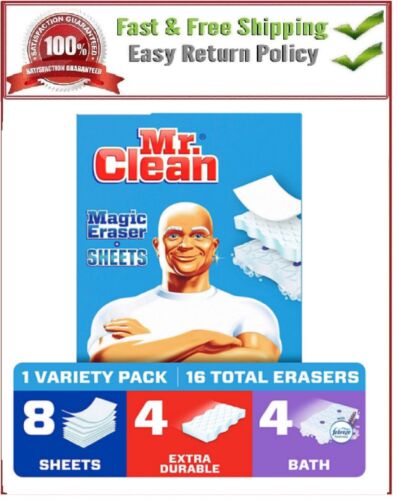 Đừng bỏ lỡ cơ hội sở hữu Combo bông tẩy rửa đa năng Mr. Clean Magic Eraser và giấy tẩy (16 cái) trên eBay với giá cực kỳ hấp dẫn. Hãy xem hình ảnh liên quan để biết tại sao sản phẩm này lại được đánh giá cao!