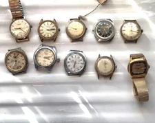 Vintage Watch movements, faces, bezels, straps  - spare & repairs