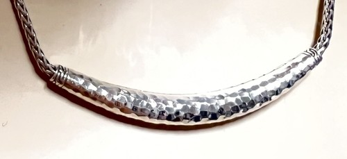 SALE $675 John Hardy 16-18" Classical Chain Hammered Arch Station Women Necklace - Imagen 4 de 16