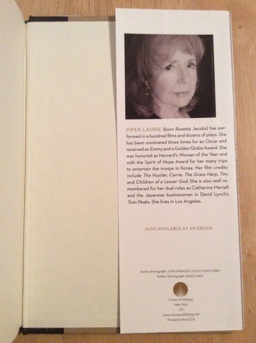 SIGNIERT von Piper Laurie - Lernen, laut zu leben HC Buch 1./1. + Bild Carrie - Bild 11 von 11