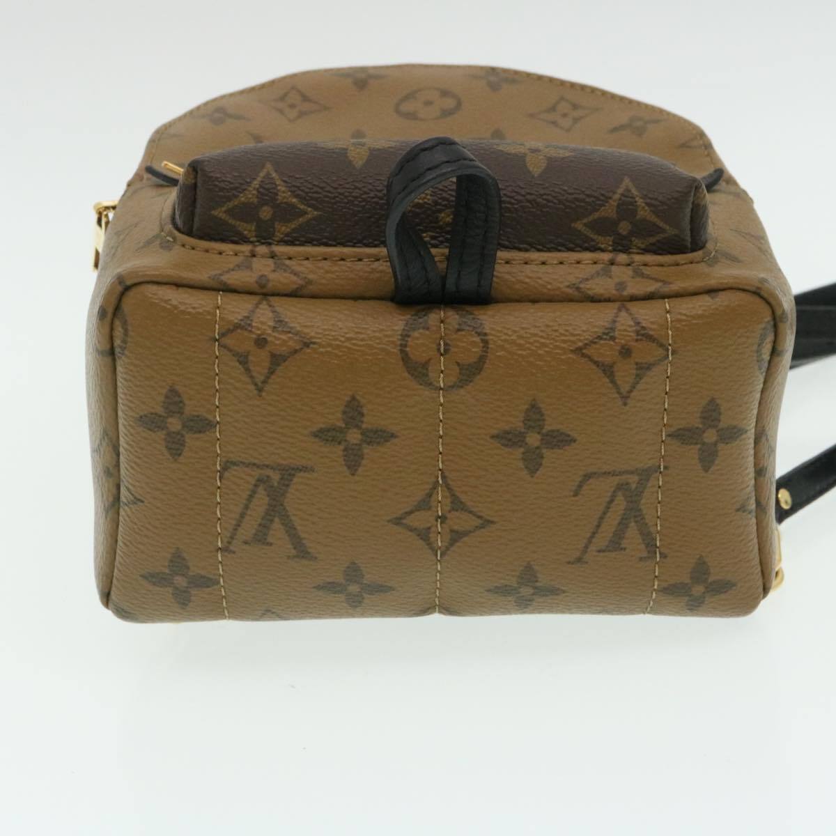 LOUIS VUITTON Monogram Reverse Palm Springs Mini Backpack M44872 LV Auth 25969A s l1200
