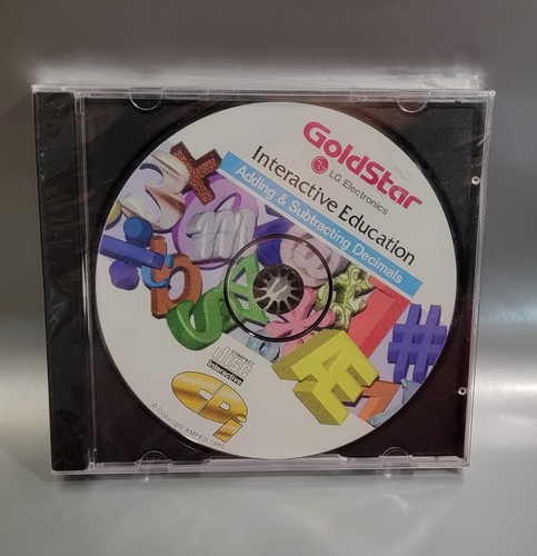 LG Philips CDi - Interactive ADDING AND SUBTRACTING DECIMALS Sealed Neu Rare - Bild 1 von 2