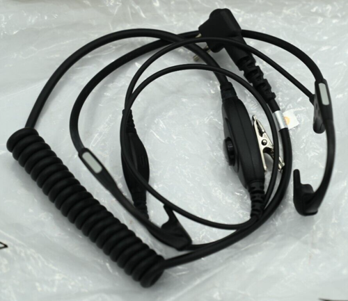 Genuine Motorola Pmln5003a Temple Transducer Headset Black NEW in Box - Picture 2 of 3