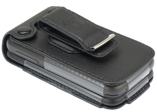 Leather Case Screen Protector Belt Clip for Alcatel TCL Flip 2 Phone (T408DL) - Picture 9 of 9