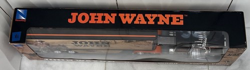 NewRay John Wayne Kenworth W900 1/32 Die-Cast Semi Truck & Trailer in box - Picture 4 of 17