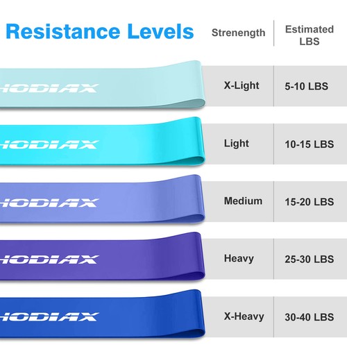 5 PIEZAS Ejercicio de cadera y muslo efectivo para mantener la forma del cuerpo Yoga suave Resistencia Bucle Banda - Imagen 14 de 38