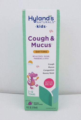 Hyland's Naturals Kids Cold & Mucus, Daytime, GRAPE, 4 fl oz - FREE SHIPPING
