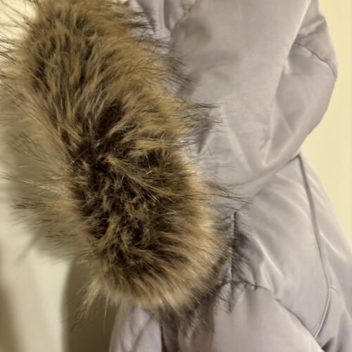 NWT Arctic Expedition Horizontal Quilted Zip Front Down Coat with Hood White - Picture 19 of 24