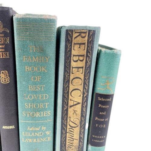 Antik Alt Vintage Selten Hardcover Bücher Lot 8 Grün Bibliothek Dekor Inszenierung Set - Bild 6 von 23