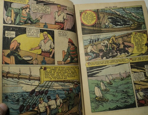 Classics Illustrated - Sea Wolf by Jack London - 1964 - Picture 3 of 3