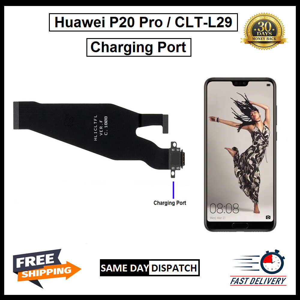 Image 1 - For Huawei P20 Pro CLT-L29 Type C USB Replacement Charging Port Board Flex