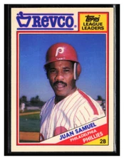 1988 Topps Revco League Leaders #7 Juan Samuel