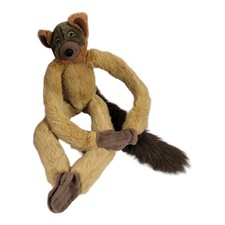 VTG 1999 Toy Wild Republic Monkey Stuffed Animal Brown White Plush Long Leg Arm