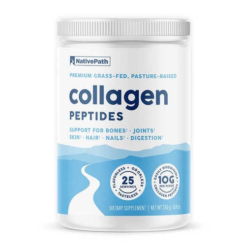 NativePath Collagen Peptides Protein Powder for Skin, Hair, Nails