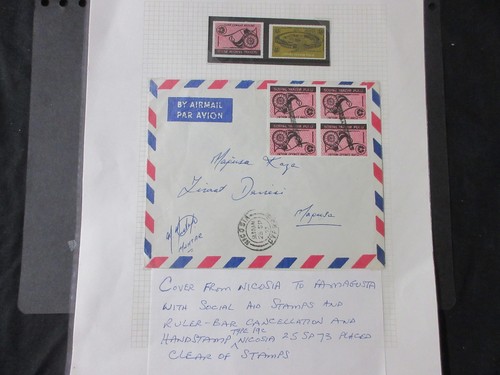 Cyprus Social Aid Stamped Cover, 99p Start