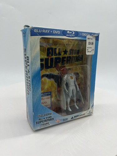 All-Star Superman DVD & Blu-Ray (2011) Best Buy Exclusive with Superman Figurine