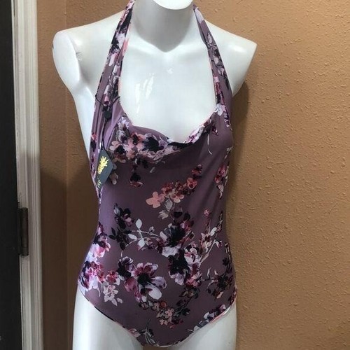 Skatie NWT floral halter swimsuit - Picture 4 of 6