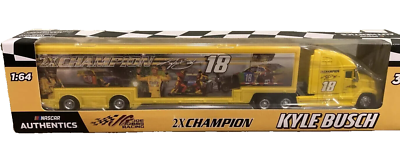 Kyle Busch #18 M&M's 2x 2 Times Champion Hauler 1:64