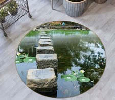 3D Square Stone Road NBC492987 Game Rug Mat Elegant Photo Carpet Mat Romy