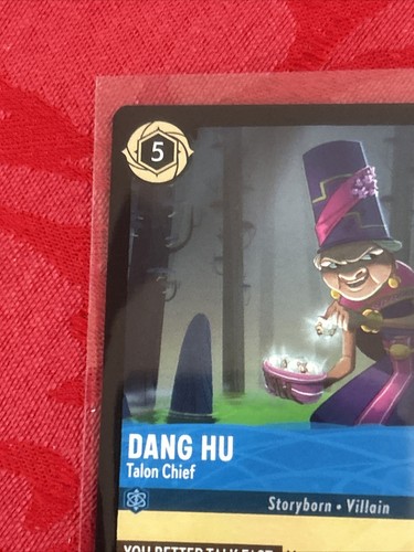 Disney Lorcana: Ursula's Return - Dang Hu - Talon Chief - 142/204 - Rare NM/M - Picture 3 of 7