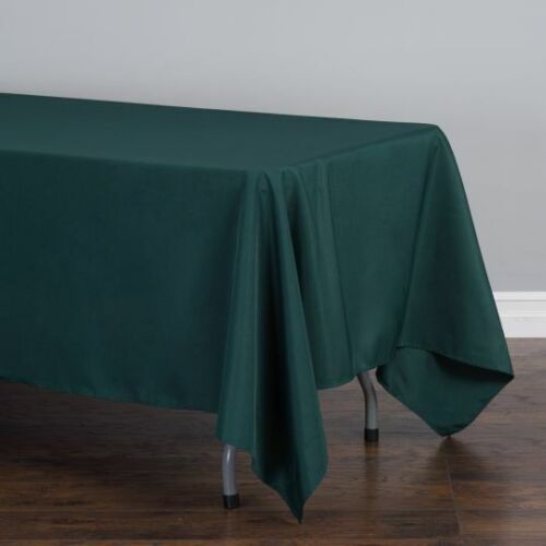 1/10 Pk 70 X120 in. Rectangular Polyester Tablecloth Wedding Party Event Banquet - Picture 44 of 60