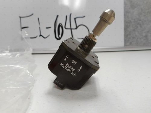 NOS EATON MS24660-31N 81640 LEVER LOCK TOGGLE SWITCH - Picture 10 of 11