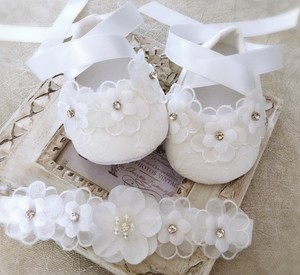 baby girl baptism shoes