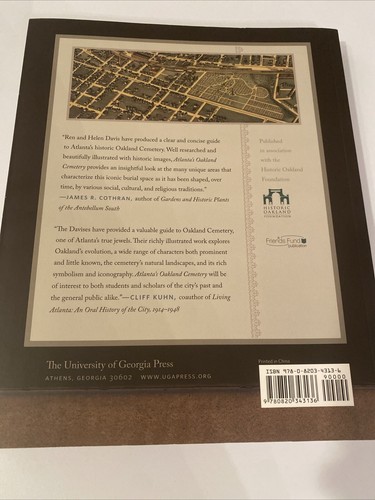 Atlanta GA History - Oakland Cemetery Atlanta : Illustrated History /Signed - Picture 6 of 7