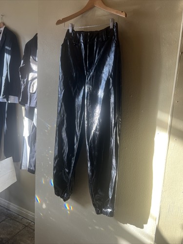 I. Am. Gia. Pantalón mujer talla S. Poliéster Spandex. Cuero sintético negro  - Imagen 8 de 10