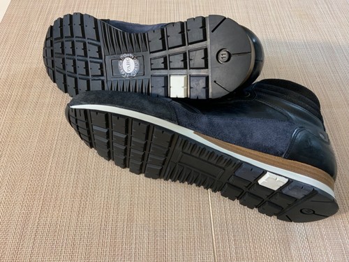 Zapatillas altas Parc City Boot co de cuero azul para hombre talla 11 - Imagen 5 de 7